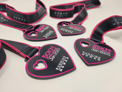 Running Woman prepare to send out inaugural virtual events finishers medals... And they're beautiful