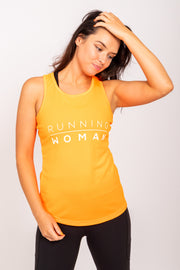 Exclusive orange Running Woman Vest