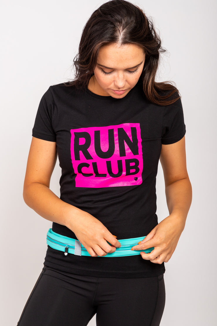 Exclusive Turquoise Twin Pocket Running Belt