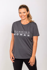 Exclusive grey Running Woman T-Shirt