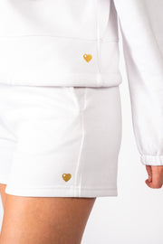 Exclusive White Run Club Classic Shorts