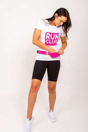 Exclusive Pink Twin Pocket Running Belt with Gel Loops