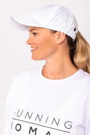 Exclusive Ultra Light White Running Cap