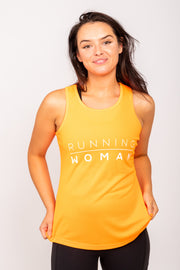 Exclusive orange Running Woman Vest