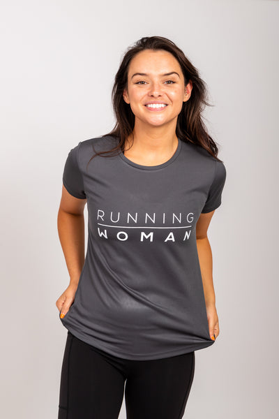 T-shirt running femme Finisher Black