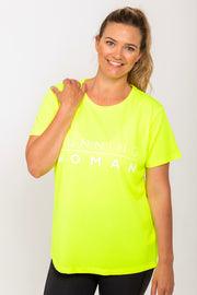 Exclusive yellow Running Woman T-Shirt