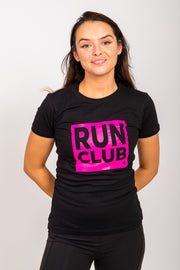 Exclusive Black & Pink Run Club Organic Slim Fit T-Shirt