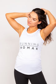 Exclusive white Running Woman Vest