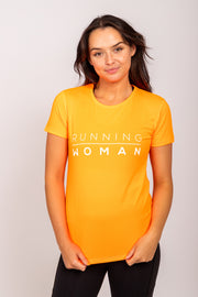Exclusive orange Running Woman T-Shirt