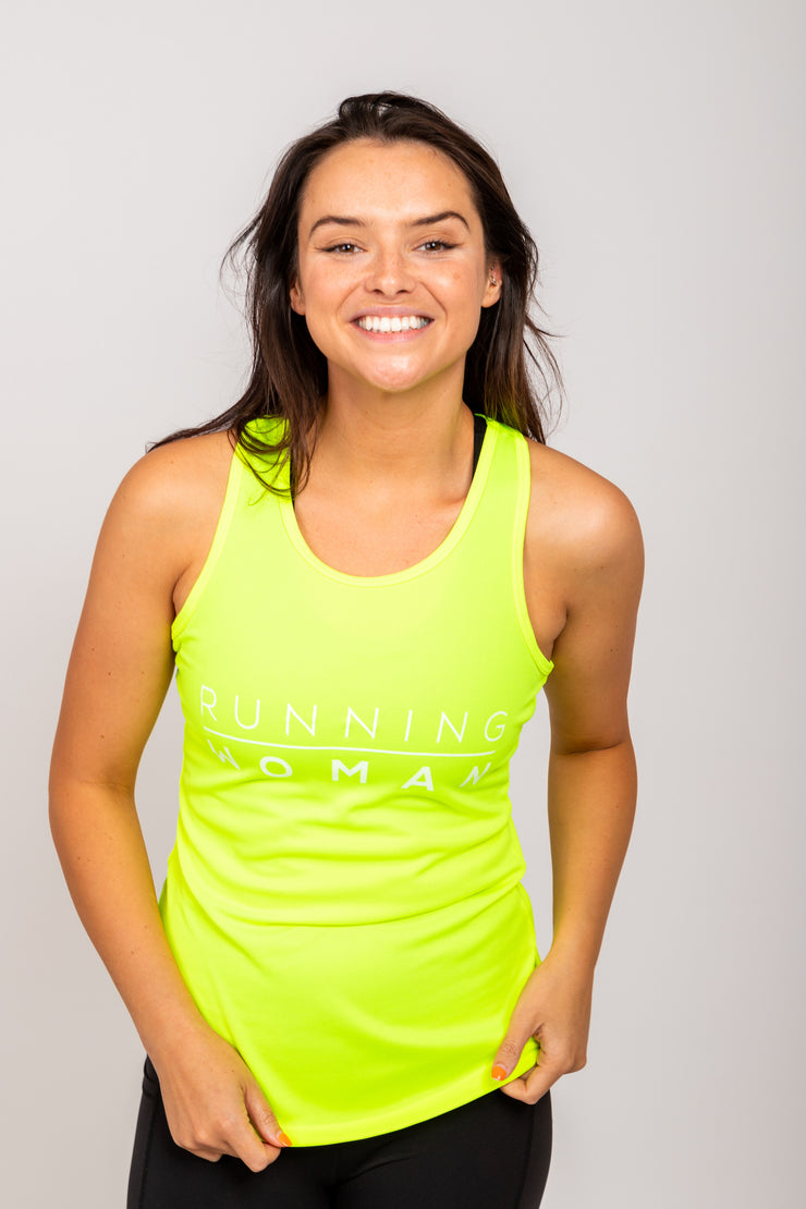 Exclusive yellow Running Woman Vest