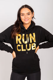 Exclusive black & gold Run Club hoodie