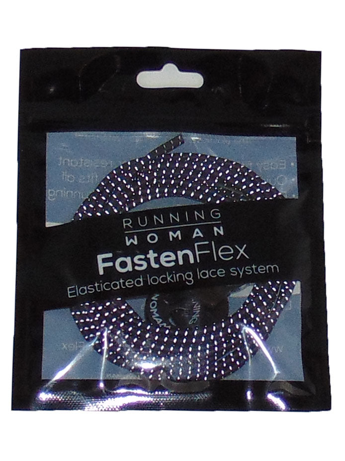 Black Reflective FastenFlex Laces