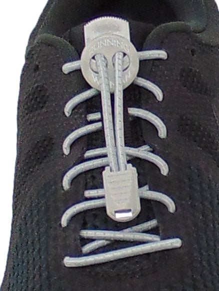 Grey Reflective FastenFlex Laces