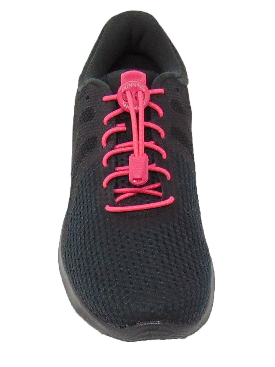 Pink Reflective FastenFlex Laces
