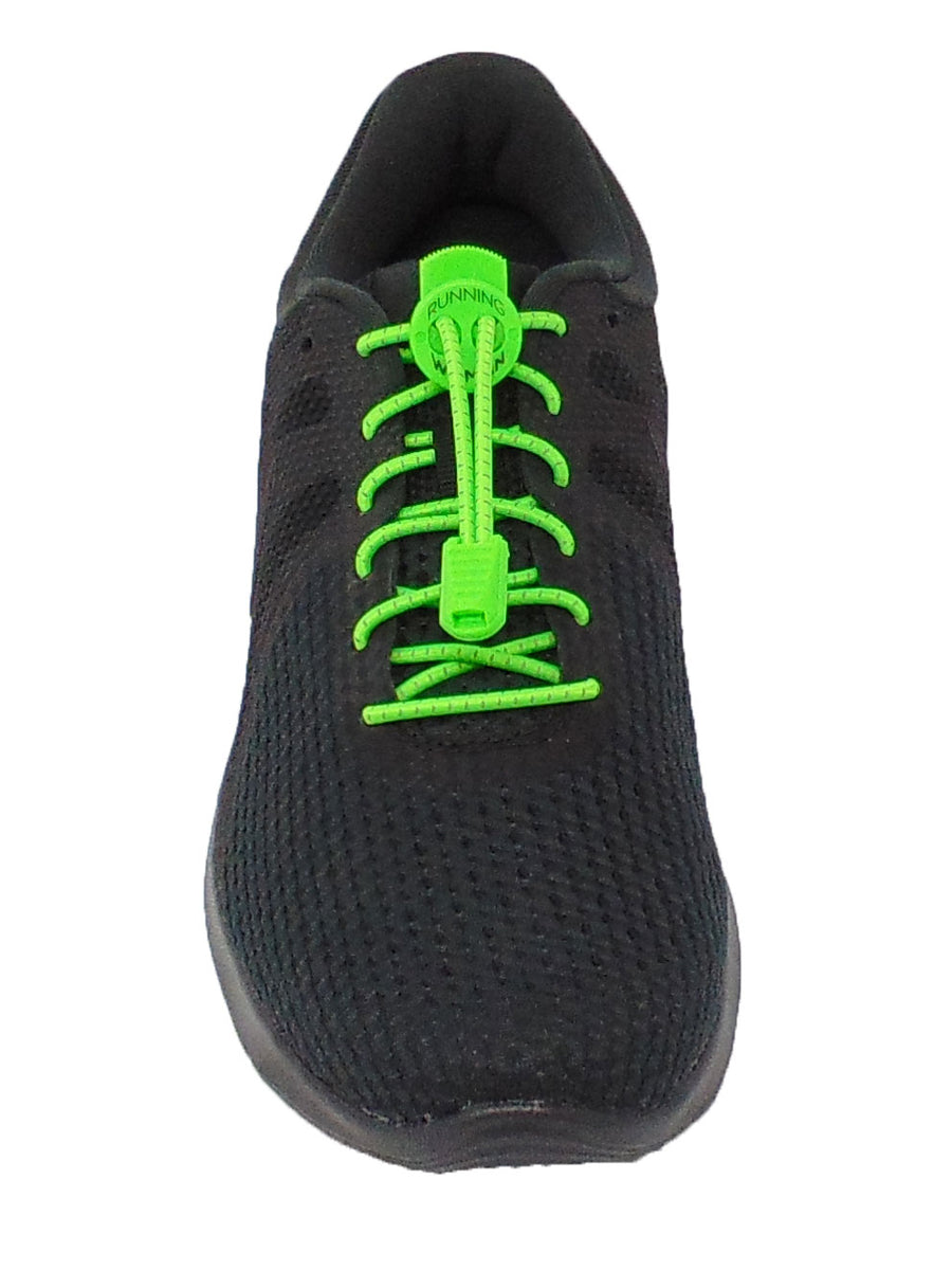 Neon Green Reflective FastenFlex Laces