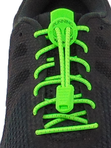 Neon Green Reflective FastenFlex Laces