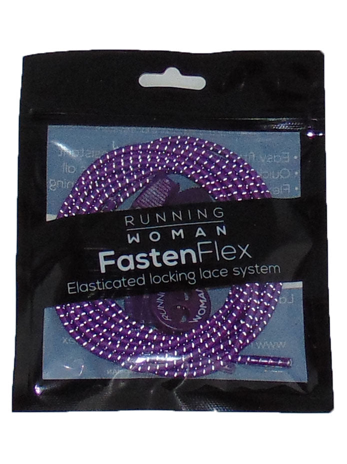 Purple Reflective FastenFlex Laces