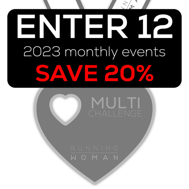 12 Monthly Runs or Challenges in 2023 - SAVE 20%