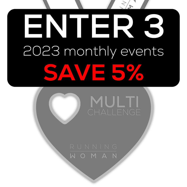 3 Monthly Runs or Challenges in 2023 - SAVE 5%