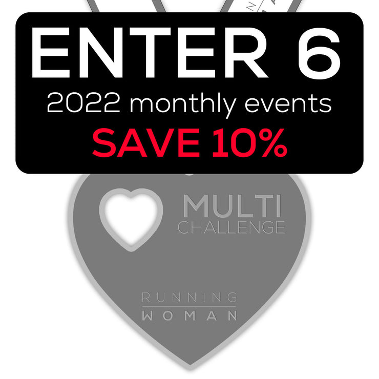 6 Monthly Runs or Challenges of Your Choice - SAVE 10%