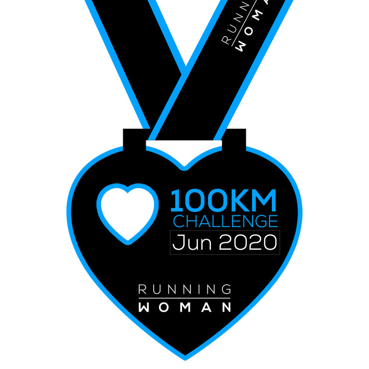 Virtual 100 Mile Races 100km Virtual Challenge in June 2020 | Running Woman