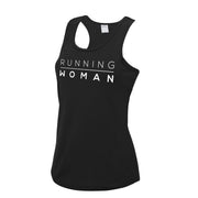 Exclusive black Running Woman Vest