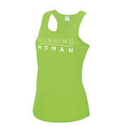 Exclusive green Running Woman Vest