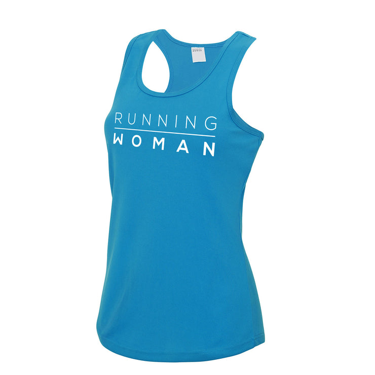 Exclusive Sapphire Blue Running Woman Vest