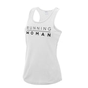 Exclusive white Running Woman Vest