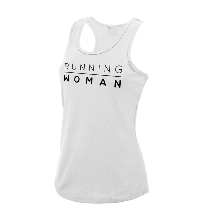 Exclusive white Running Woman Vest
